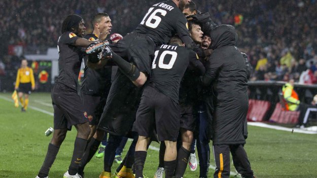 Рома напред след 2:1 в Ротердам
