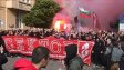 Ултрасите на ЦСКА с шествие преди "Вечното дерби" с Левски