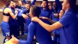 Луд купон в съблекалнята на Левски след боя над ЦСКА + ВИДЕО