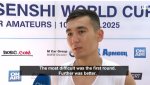 Айбек Аманов от Казахстан мачка на Световна купа KWU SENSHI 