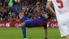 Суарес: Бях принуден да вкарам със задна ножица + ВИДЕО