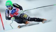 Тед Лигъти с най-добро време след първия манш на гигантския слалом