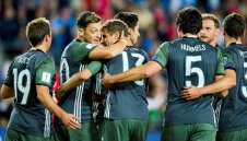 Германия смаза Норвегия в Осло след рецитал на Мюлер