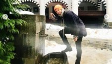 Гришо продължава да обикаля България, този път посети Рилския манастир