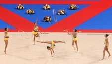 Ансамбълът на България със сребро на три обръча и бухалки