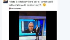 Стоичков се разплака в ефир за Йохан Кройф
