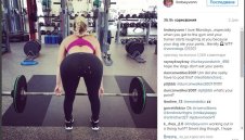 Линдзи Вон се излага със скъсан клин и голямо дупе + СНИМКИ