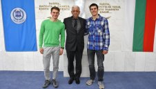 Ректор награди олимпийския медалист Тервел Замфиров 