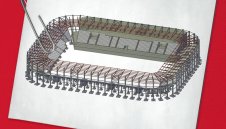 ЦСКА с подробности за козирката на новия стадион