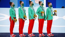 Президентът Радев поздрави златните ни грации + ГАЛЕРИЯ