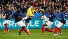 Колумбия обърна Франция в здрав сблъсък на "Стад дьо Франс" + ВИДЕО