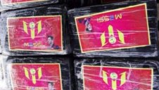 Заловиха кокаин за 85 000 000 евро с лика на Меси + СНИМКИ