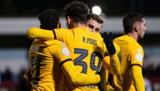 Барса се измъчи с Барбастро