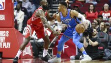 Уестбрук спря Брадата и ОКС надви Хюстън