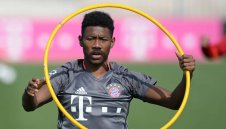 Алаба става скиор