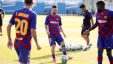 Радост в Барса! Меси тренира с групата