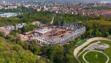 Фасадата на "Армията" започва да става красива + ВИДЕО