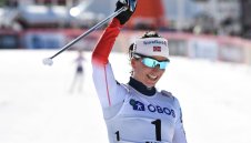 Бьорген остана втора в последния старт в кариерата си