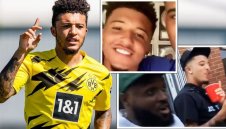 Санчо се върна в Англия за купон с лондонски рапъри