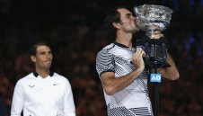 Витрина на мача Федерер – Надал 