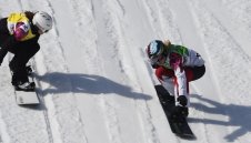 Страхотна Сани Жекова на 1/2 финал на Световното по сноуборд