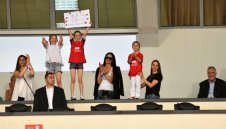 Елена и дъщерите на Бербо го подкрепиха от трибуните