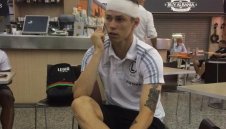 Уцеленият с камък играч на Легия е добре