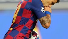 Юве и Луис Суарес си стиснаха ръцете 