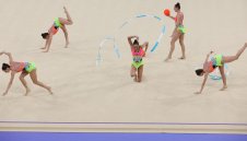 Ансамбълът на България се движи втори в многобоя в Баку