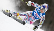 Линдзи Вон водачка след първия манш на супер комбинацията