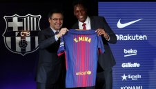 Барса подписа с Мина и го представи официално + СНИМКИ