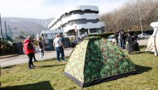 ВИДЕО: Протестът на ЦСКА пред БФС