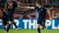 Байерн с обрат в Гърция, Левандовски герой с две попадения