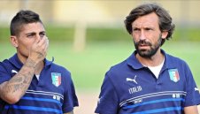 Съобщението, което Верати получи от Пирло след боя над Барса