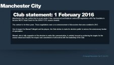 Пеп срина официалния сайт на Манчестър Сити