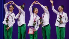 Ансамбълът спечели бронз на съчетанието с пет обръча