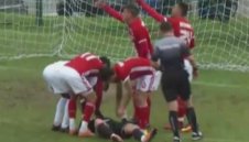 Мелета и футболист в "Пирогов" след контрола на ЦСКА 