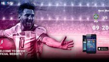 Меси вече си има собствен сайт