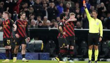 Манчестър Сити страда в Копенхаген, но взе точка с човек по-малко