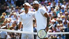 Джокович и Кирьос загряват с мач преди Australian Open