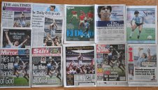 Световната преса за Марадона: Бог не умира! + ГАЛЕРИЯ