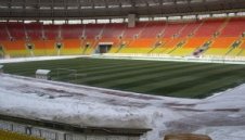 Германците тренират на изкуствен терен за Русия