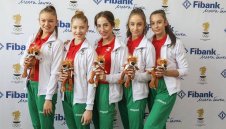 Ансамбълът ни по художествена гимнастика спечели 3 медала от игрите в Минск