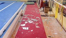 Вандали отново разбиха залата за гимнастика на ЦСКА + ВИДЕО И СНИМКИ