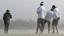 Юве тренира и в мъгла