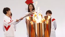 Олимпийският огън беше запален във Фукушима