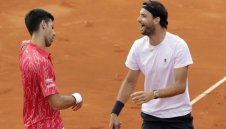 Джокович тренира с Гришо преди турнира в Рим