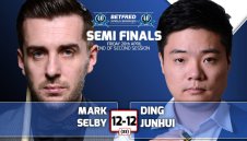 Доиграването започва на чисто: Динг изравни на Селби + ВИДЕО