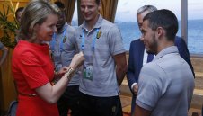 Белгийската кралица се изложи, обърка Ориги с Лукаку