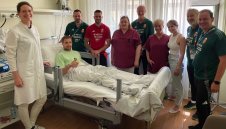 Първа снимка от болницата на оперирания Барнабаш Варга